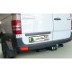 Фаркоп для MERCEDES SPRINTER (фургон) (без ступеньки) 2006-... VW CRAFTER 2006-2017 (усиленный) +электрика