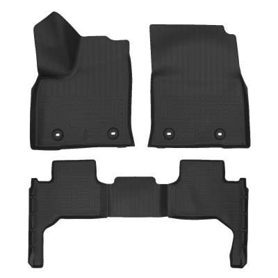 Коврики в салон для Toyota Land Cruiser 300 3D (2021) (5 мест)