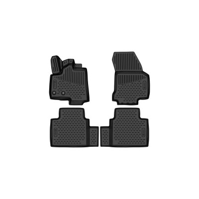 Коврики 3D в салон JAC JS6 2022- 4шт. (полиуретан) / Джак ДЖС6