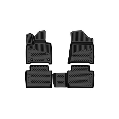 Коврики 3D в салон HYUNDAI Santa Fe V (MX5) 2023- 5 мест 4 шт. / Хендай
