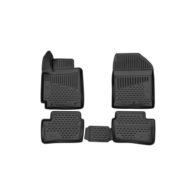 Коврики 3D в салон KIA Picanto (III) 2017- хэтчбек 4 шт. / Киа Пиканто