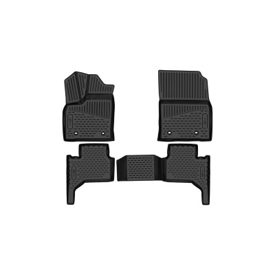 Коврики 3D в салон TOYOTA Land Cruiser (300 Series) 2021- внедорожник 5 мест 4 шт. / Тойота Ленд крузер
