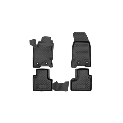 Коврики в салон CHEVROLET NIVA 2009-2020, LADA NIVA Travel (I) 2020- 4 шт. / Шевроле Нива