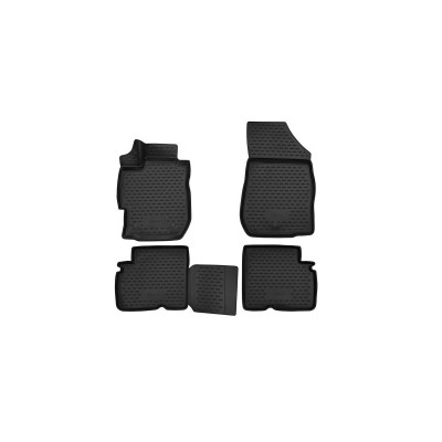 Коврики 3D в салон NISSAN Almera (III) G15 2012-2018 4 шт. / Ниссан Альмера
