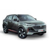 Пороги Подножки Changan CS55 Plus 2021-/UNI-S 2024- стиль "Black"