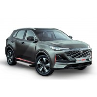 Пороги Подножки Changan CS55 Plus 2021-/UNI-S 2024- стиль "Silver"