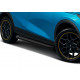 Пороги Подножки GAC GS3 II 2023-н.в., стиль "Premium-Black"