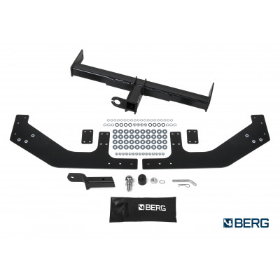 Фаркоп GAZelle Next (ГАЗ A21R32-A21R36) 2013-/NN (ГАЗ A21R32) 2021-/ГАЗ-330202 2010-, (бортовая, удлиненная база, без противооткатного бруса)(квадрат 50*50)