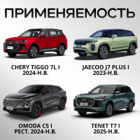 Фаркоп Jaecoo J7 2023-/Omoda C5 2024- (1 поколение, рестайлинг)/Chery Tiggo 7L 2024-/Tenet T7 2025-