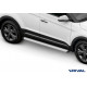 Пороги Подножки Hyundai Creta 2016-2021 стиль "Slim Silver" Пороги Подножки Hyundai Creta 2016-2021 стиль "Slim Silver"