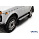 Пороги Подножки Lada Нива 3D 1977- / Нива Urban 3D 2016- стиль "Slim Silver" Пороги Подножки Lada Нива 3D 1977- / Нива Urban 3D 2016- стиль "Slim Silver"
