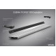 Пороги Подножки Geely Coolray 2023-/Belgee X50 2023- стиль "Slim Silver"