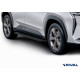 Пороги Подножки Geely Atlas II 2023- стиль "Slim Black"