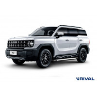 Пороги Подножки Haval Jolion 2024- FWD/ Haval Jolion 2024- 4WD/ Haval H3 2024- 4WD стиль "Bmw-Style"