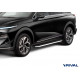 Пороги Подножки Haval F7 II 2024-н.в стиль "Premium" Пороги Подножки Haval F7 II 2024-н.в стиль "Premium"