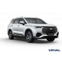 Пороги Подножки Geely Okavango (2024-) стиль "Premium-Black"