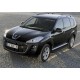 Пороги Подножки Citroen C4 AirCross 2012-/ C-Crosser 2007-/ Mitsubishi ASX 2010-/ Outlander 2007-/ Peugeot 4007/400 стиль "Black"