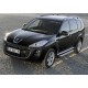 Пороги Подножки для Citroen C4 AirCross 2012-/ C-Crosser 2007-/ Mitsubishi ASX 2010-/ Outlander 2007-/ Peugeot 4007/400 стиль "Silver"