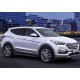 Пороги Подножки для Hyundai Santa Fe/ Santa Fe Premium 2012-2018 стиль "Black"