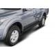 Пороги Подножки для Mitsubishi L200 2006-2015-2019- стиль "Black"