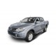 Пороги Подножки для Mitsubishi L200 2006-2015-2019- стиль "Bmw-Style"