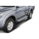 Пороги Подножки для Mitsubishi L200 2006-2015-2019- стиль "Silver"