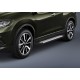 Пороги Подножки для Nissan Qashqai 2007-2013/ X-Trail 2007-2015 стиль "Bmw-Style"