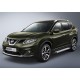 Пороги Подножки для Nissan Qashqai 2013-/ X-Trail 2015-2019/ Renault Koleos 2017- стиль "Silver"