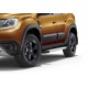 Пороги Подножки для Nissan Terrano 2014-/ Renault Arkana 2019-/ Duster 2011-/ Kaptur 2020- стиль "Silver"