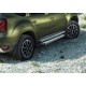 Пороги Подножки для Nissan Terrano 2014-/ Renault Arkana 2019-/ Duster 2011-/ Kaptur 2020- стиль "Silver"