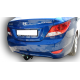 Фаркоп для HYUNDAI SOLARIS / KIA RIO (седан, хетчбек) (2010-2017) + электрика