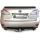 Фаркоп для LEXUS RX 270/350/450 (AL1) 2009-2015 (С НЕРЖ. ПЛАСТИНОЙ) + электрика