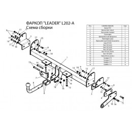 Фаркоп LAND ROVER FREELANDER 1 (LN) (1998-2006) + электрика