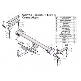 Фаркоп LAND ROVER FREELANDER 2 (LF) (2006-2015) + электрика