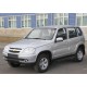 Пороги Подножки для Chevrolet Niva 2002-2009- стиль "Premium-Black"