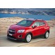 Пороги Подножки для Chevrolet Tracker 2013-/ Opel Mokka 2012-2016 стиль "Premium-Black"