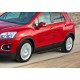 Пороги Подножки для Chevrolet Tracker 2013-/ Opel Mokka 2012-2016 стиль "Premium-Black"