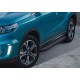 Пороги Подножки для Suzuki Vitara 2015- стиль "Premium-Black"