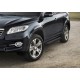 Пороги Подножки для Toyota Rav 4 2006-2010-2013 стиль "Premium-Black"