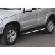 Пороги Подножки для Chevrolet Niva 2002-2009- стиль "Premium"