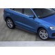 Пороги Подножки для Audi Q3 2011-2014-2018 стиль "Premium-Black"