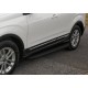 Пороги Подножки для Chery Tiggo 5 2014-2016- стиль "Premium-Black"