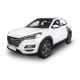 Пороги Подножки для Hyundai Tucson 2015-2021/ Kia Sportage 2016- стиль "Premium-Black"