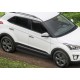 Пороги Подножки для Hyundai Creta 2016-2021 стиль "Premium-Black"