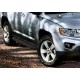 Пороги Подножки для Jeep Compass 2010-2013-2015 стиль "Premium-Black"