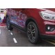 Пороги Подножки для Lifan X70 2018- стиль "Premium-Black"