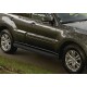 Пороги Подножки для Mitsubishi Pajero IV 2006-2011-2014- стиль "Premium-Black"