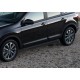 Пороги Подножки для Nissan Qashqai 2007-2013/ X-Trail 2007-2015 стиль "Premium-Black"