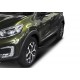 Пороги Подножки для Renault Kaptur 2016-2020 стиль "Premium-Black"