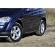 Пороги Подножки для Ssang Yong Kyron 2007-2016 стиль "Premium-Black"